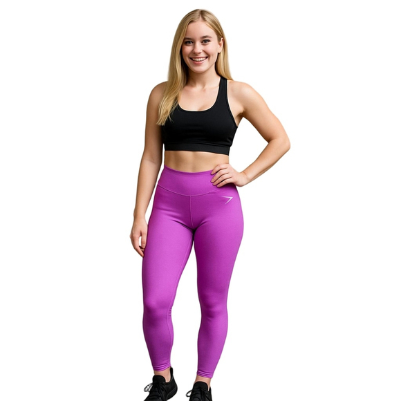 Gymshark Pants - Gymshark RARE Studio 7/8 leggings | rosy pink | medium